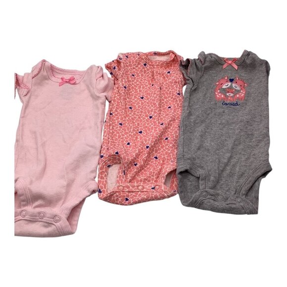 Carter's Child of Mine Baby Girl Bodysuits‎ 4 Pack Size 24M Short Sleeve Tee - Picture 12 of 12